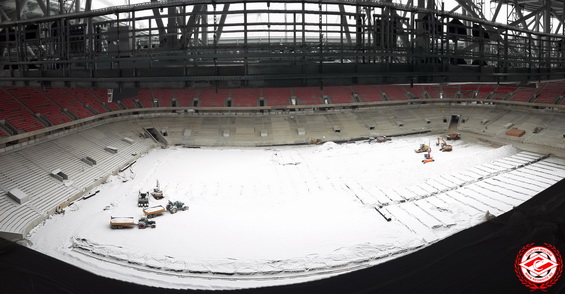 панорама стадиона Открытие Арена